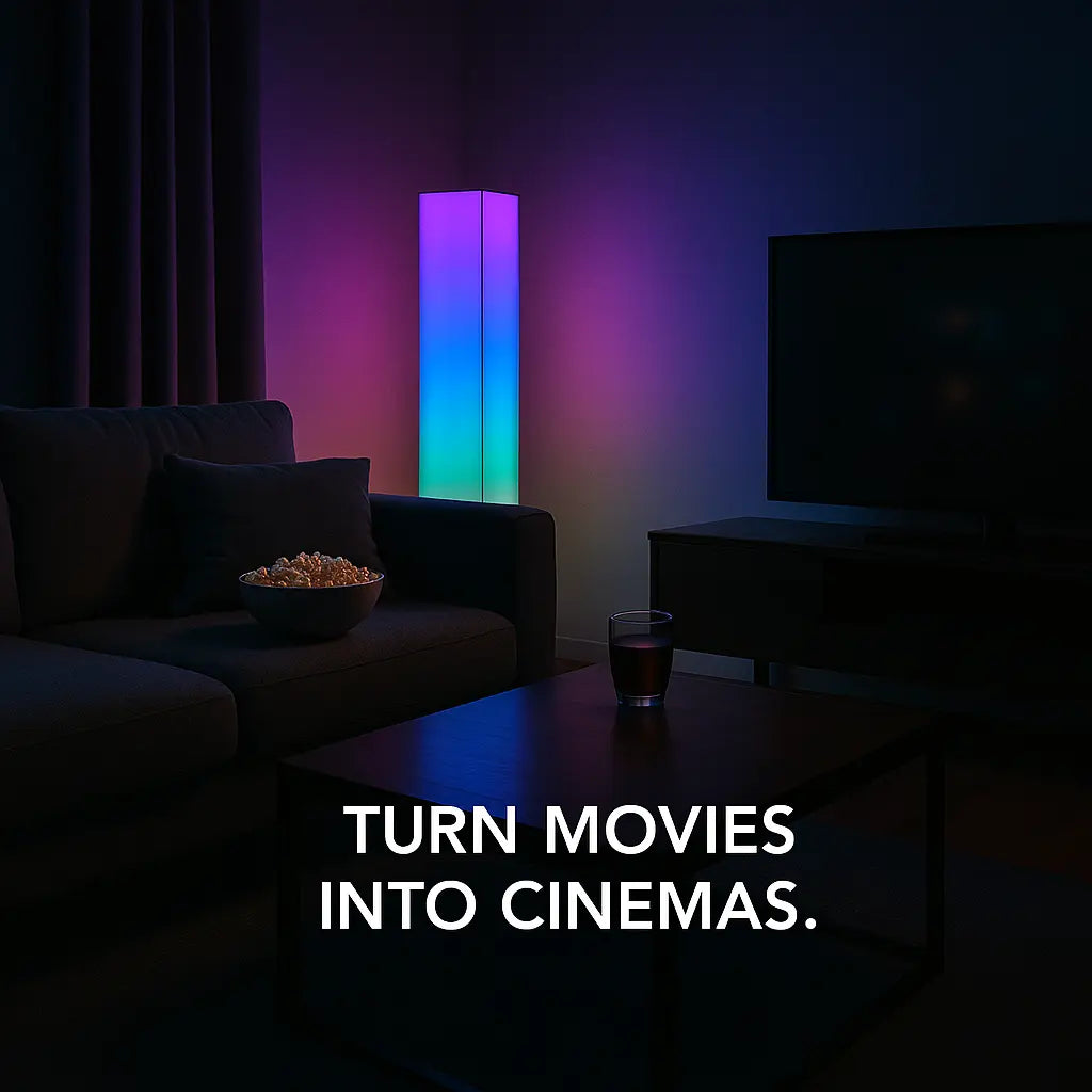 GLO Flow Smart LED Lamp - 360° Ambient Lighting with Music Sync