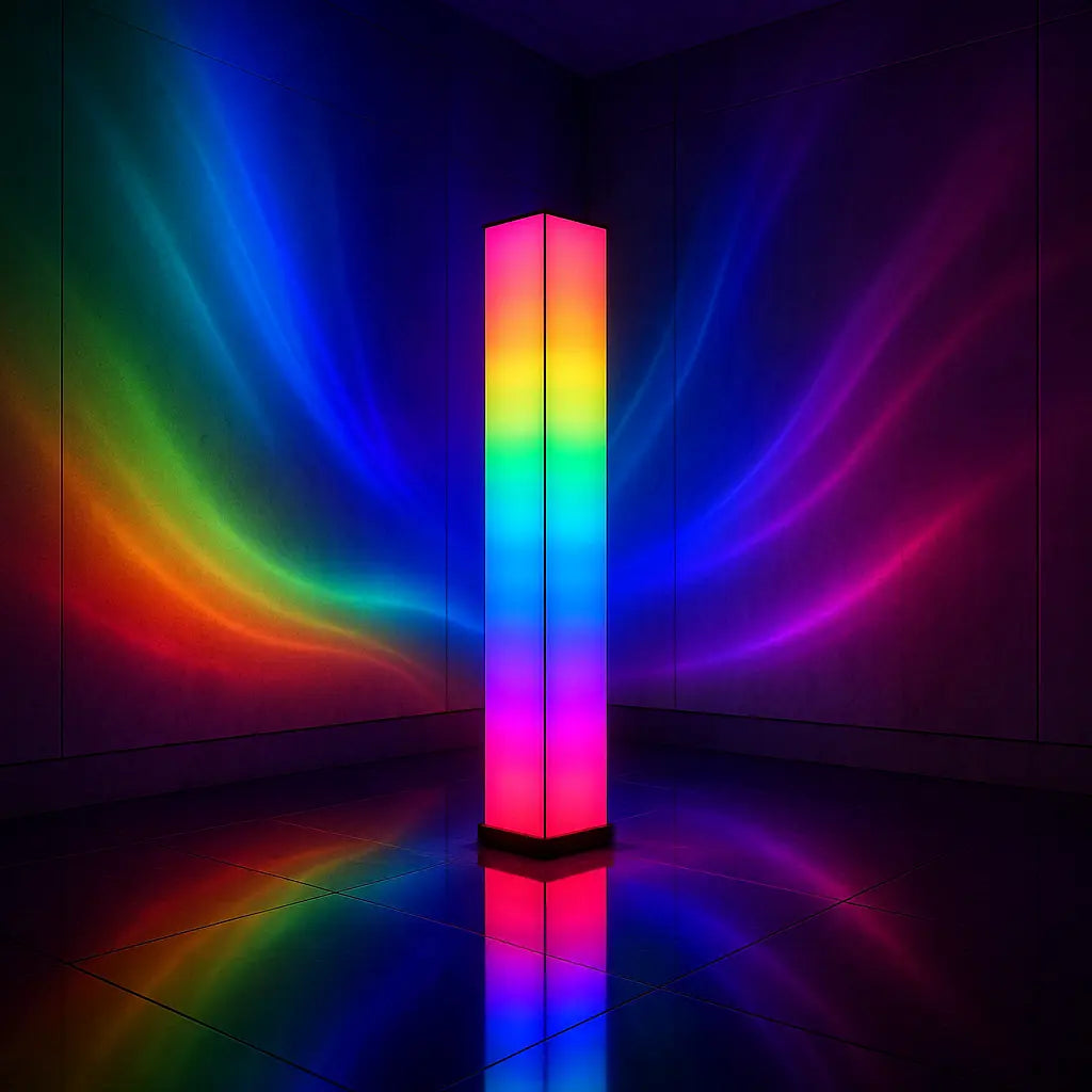 GLO Flow Smart LED Lamp - 360° Ambient Lighting with Music Sync