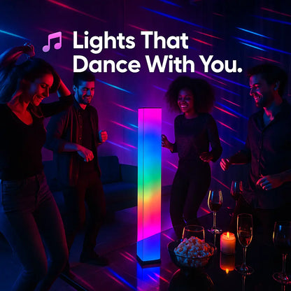 GLO Flow Smart LED Lamp - 360° Ambient Lighting with Music Sync