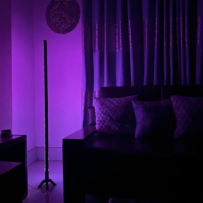 GLO VibeStick Floor Lamp - Sleek Minimalist Design with Diffused Lighting