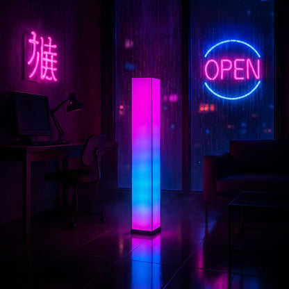 GLO Flow Smart LED Lamp - 360° Ambient Lighting with Music Sync