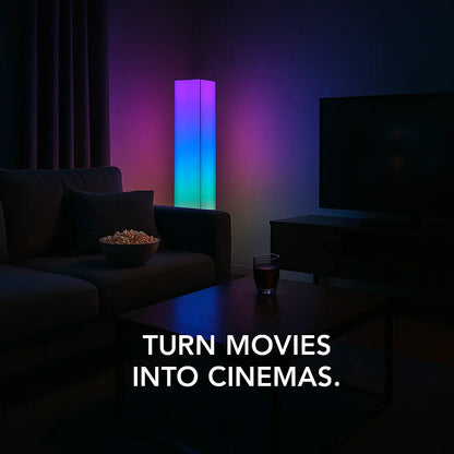 GLO Flow Smart LED Lamp - 360° Ambient Lighting with Music Sync