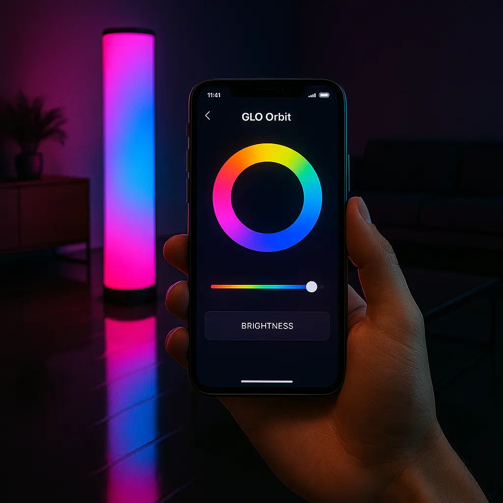 GLO Orbit 360 ° Floor Circular Lamp