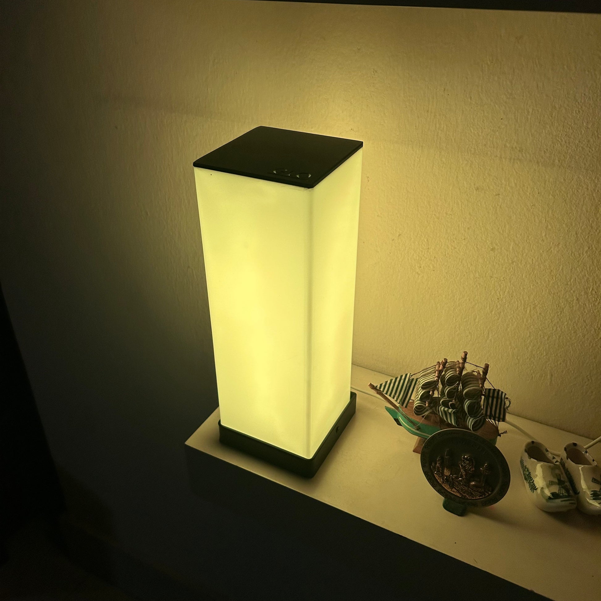 GLO Flow Mini Smart LED Lamp - Compact 360° Ambient Lighting with Music Sync - GLO Lights