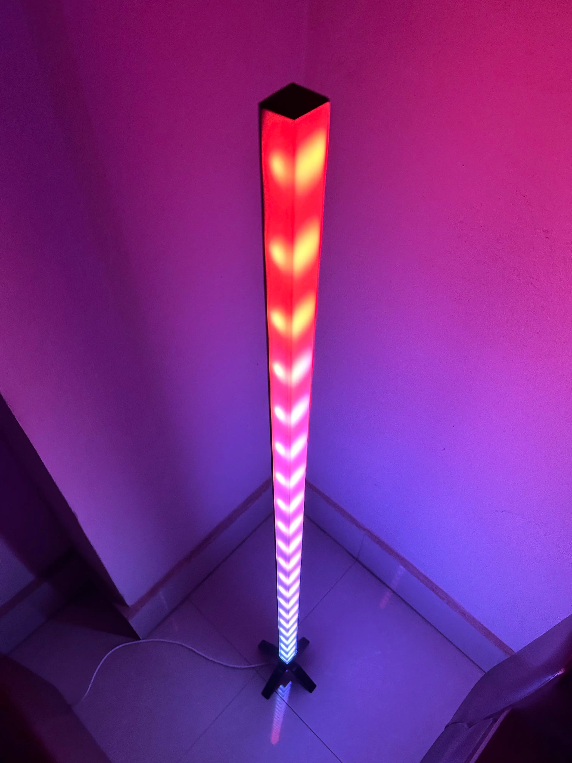 GLO VibeStick Floor Lamp - Sleek Minimalist Design with Diffused Lighting - GLO Lights